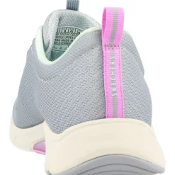 Baskets*Skechers Arch Fit Mellow Low Grey/Aqua